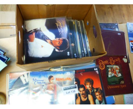 Records : Box of 50 albums, good lot good/vgc incl Queen, Marillion, Michael Jackson.