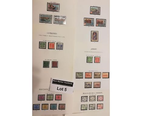 Stamps : Mixed lot with a lot of quality material from Channel Islands with Wartime Issues incl. French banknote paper, First