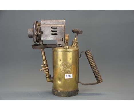 A superb large Lake and Elliot of Braintree millennium (1900) braising lamp, number 11, H. 38cm.