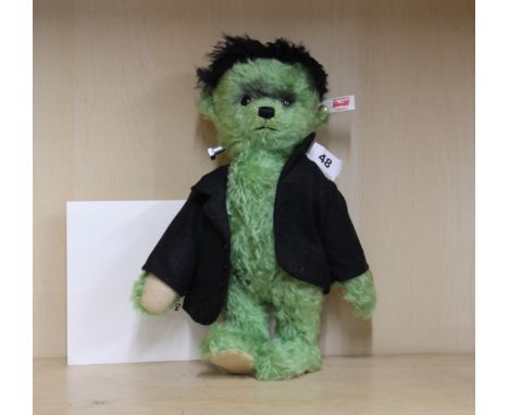 A rare Steiff limited edition bear of Frankenstein