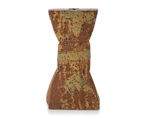 John Maltby (British 1936-2020), a lamp base, lacks neck,20th century, impressed mark to side,A stoneware lamp base, decorate