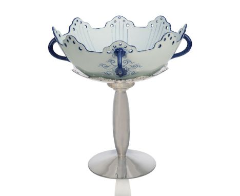 Borek Sipek (Bo?ek Šípek) (Czech 1949-2016) for Driade 'Follies' series, an 'Odette' stemmed fruit bowl,   c.1989, Printed Dr