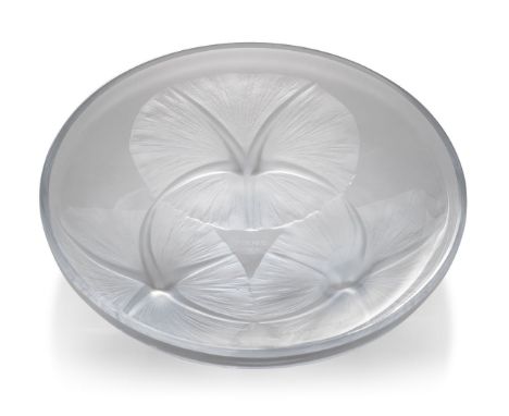 René Lalique (1860-1945), a 'Volubilis' opalescent glass bowl, Designed 1921, Coupe No.383, etched R. Lalique France, Moulded