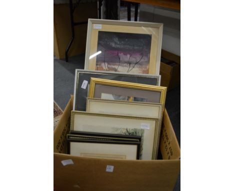 Various paintings and prints.