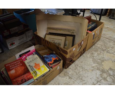 Various books, prints etc.