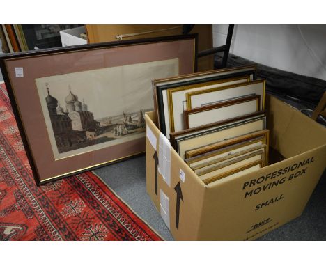 Various paintings, prints and engravings.