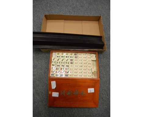 A Mahjong set.