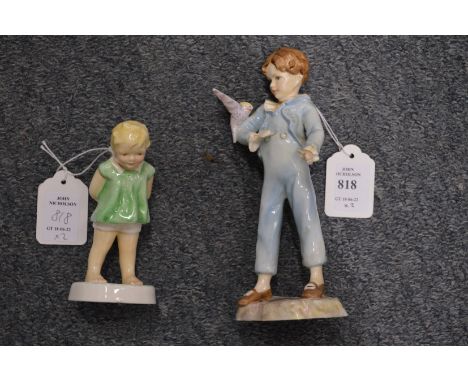 Two Royal Worcester figures.