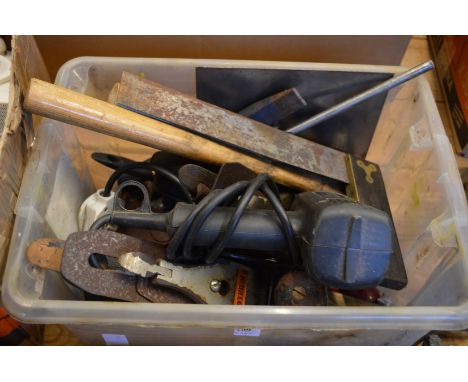 A box of tools.
