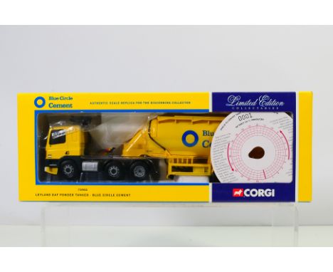 Corgi - limited edition No. 1 of 2810 boxed 1:50 scale diecast in Blue Circle Cement livery #75902. The model appears to be m