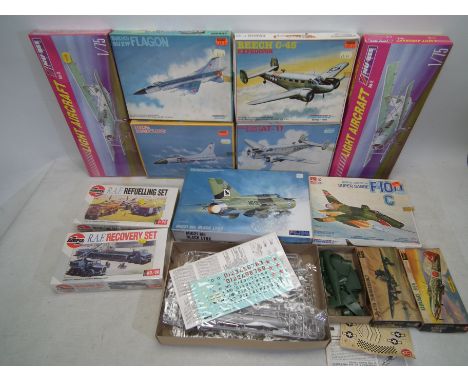 Airfix, Revell, Pioneer 2, Sukhoi, model kits - A group of aircraft model kits in various scales and makes to include: 2 Airf
