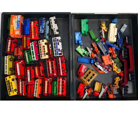 Matchbox - Corgi - Charbens - A collection of unboxed vehicles including Guy Pickfords van # 46, Bedford Walls lorry # 2, Tro