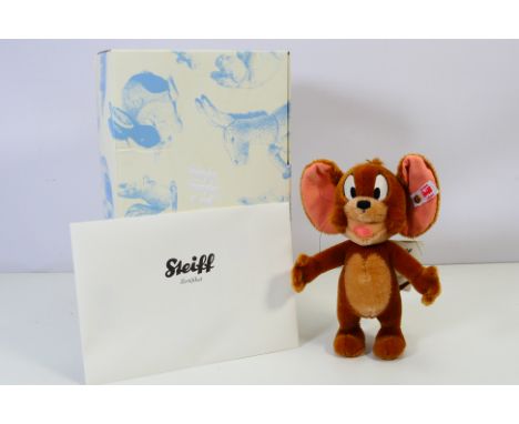 Steiff - A Limited Edition (#823 of 2000) boxed Steiff  "Jerry - Mouse" from Tom & Jerry, with swing tag and certificate. App
