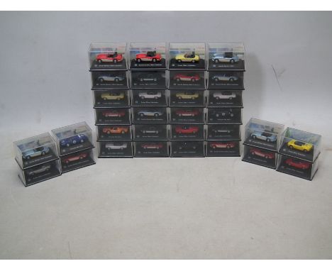 Cararama - 32 off 1/72 scale model motor cars, predominantly sports cars, all appear mint in excellent to near mint transpare
