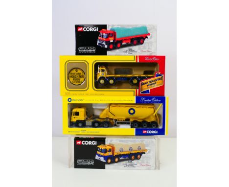 Corgi - four boxed limited edition 1:50 scale diecast commercial vehicles comprising 3 in Blue Circle livery - #29101 (access