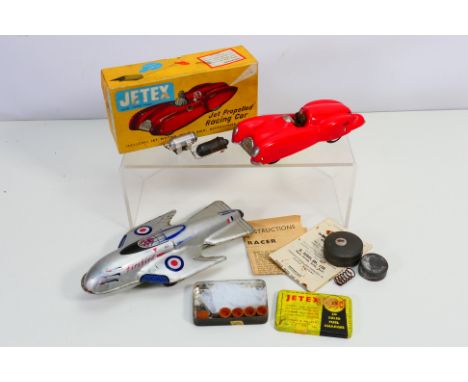 Jetex, Mettoy - Vintage vehicles to include:. A boxed Jetex Race Car by Sebel Products Ltd (Jetex division) England. Jet prop
