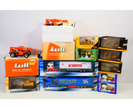 Lull, Cat, Silku, Caramara - A mixed lot of boxed vehicles to include: 2 x Lull model 944E Telehandler 1:32 scale, both in ve
