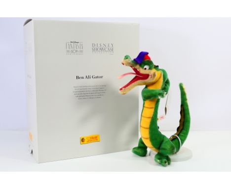 Steiff, Walt Disney - A boxed Steiff limited edition (785 of 2000) 'Ben Ali Gator'. A Walt Disney Fantasia 60th anniversary p