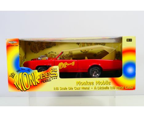 Ertl - American Muscle - Monkees - A boxed 1:18 scale Pontiac GTO Monkee Mobile # 33150. The car appears Mint in a Good box w