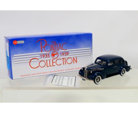 Brooklin Models - a boxed 1:43 scale Brooklin diecast Pontiac Collection 1937 Pontiac Deluxe Six 4-Door Touring Sedan "Starli