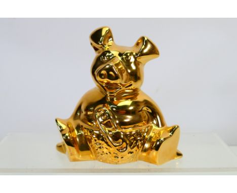 Wade - Nat West - A rare 1980s Gold Woody Directors edition money bank. This one has a gold base rather than the white of the