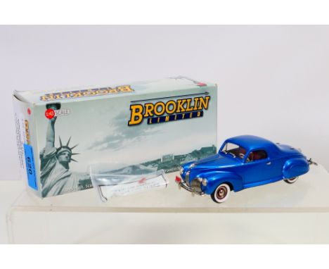 Brooklin Models - a boxed 1:43 scale Brooklin diecast BML 11x 1940 Lincoln-Zephyr 3-Passenger Coupe BCC 2017 Club Special (Ca