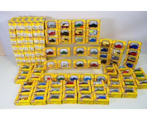 Classix Transport Treasures - 116 off assorted 1/76 scale model motor cars, all appear mint in original mint or near mint win