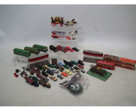 Eko - Brekina - Wiking - A collection of railway scale models including Land Rover, Morris Pickup, Ford Capri, Mercedes Ambul