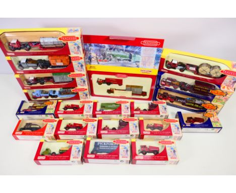 Lledo - Trackside and Showmans Collection - 20 boxed 00 scale models including Hill of Botley Scammell and Boat load DG110004