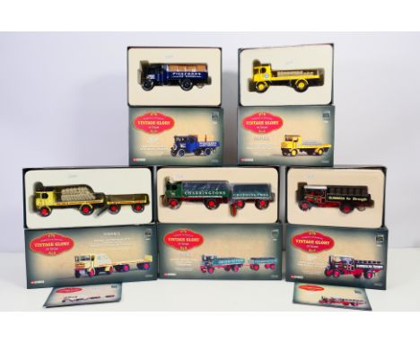 Corgi - 5 boxed 1:50 scale diecast models from the Corgi Vintage Glory of Steam limited edition series, comprising Sentinel p