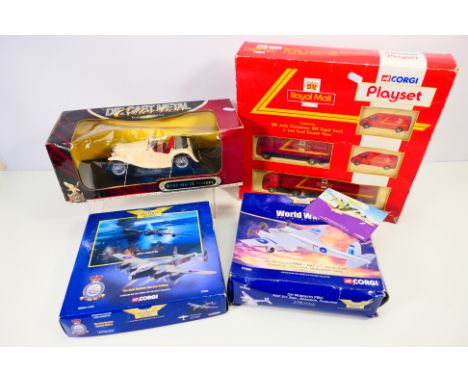 Corgi - Road Signature - A group of models including a Royal Mail set, a DeHavilland Mosquito # AA32806, a Dambusters special