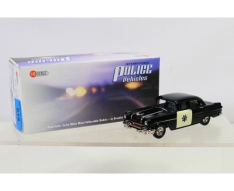 Brooklin Models - a boxed 1:43 scale Brooklin diecast IPV 27 1956 Pontiac Chieftain "C.H.P." (Black).  The model appears to b