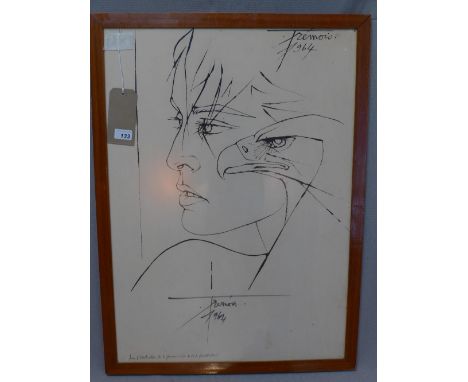 A Pierre Yves Tremois print, signed in pencil, 77 x 54cm 