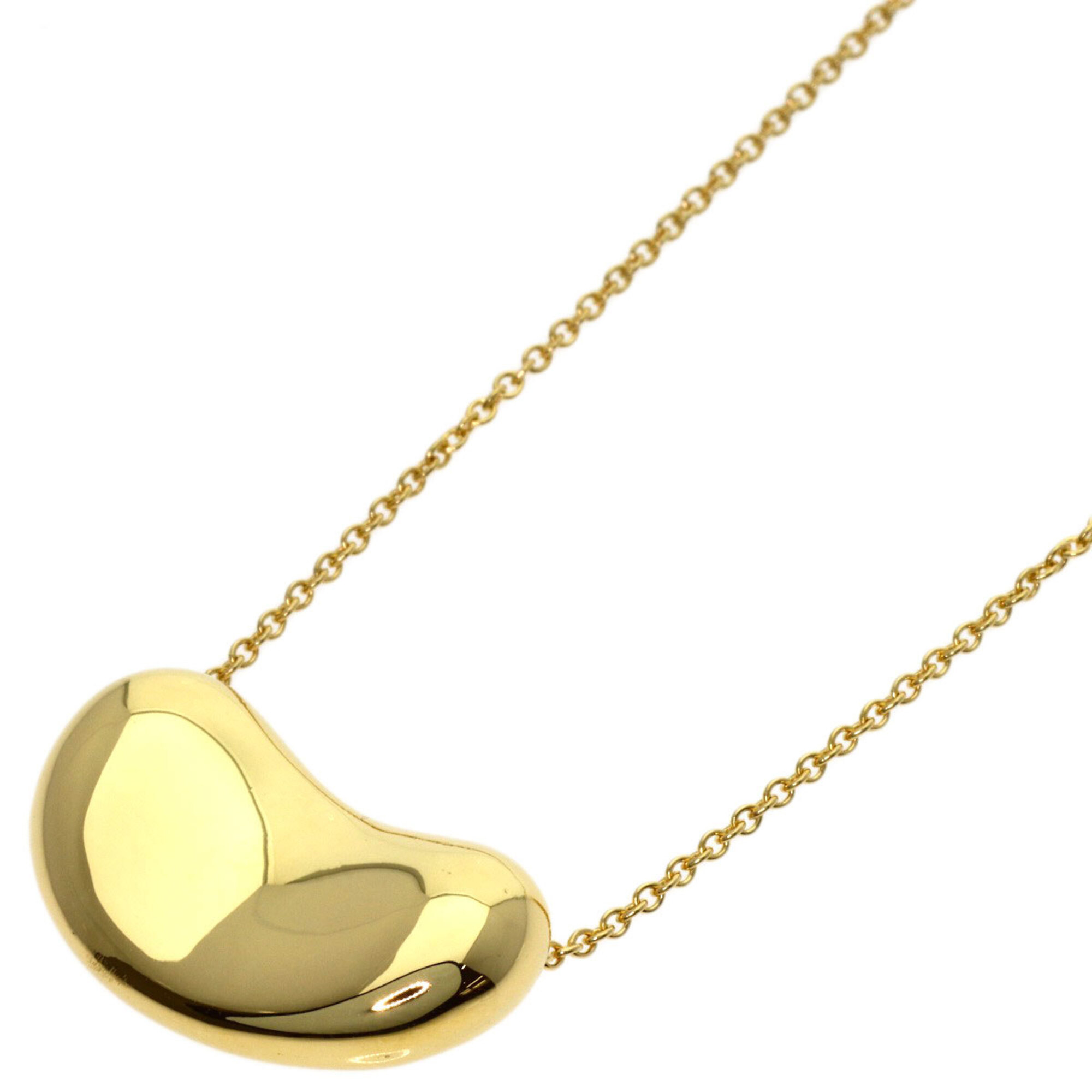 Tiffany Bean Necklace, 18K Yellow Gold, Women\'s, TIFFANY&Co.