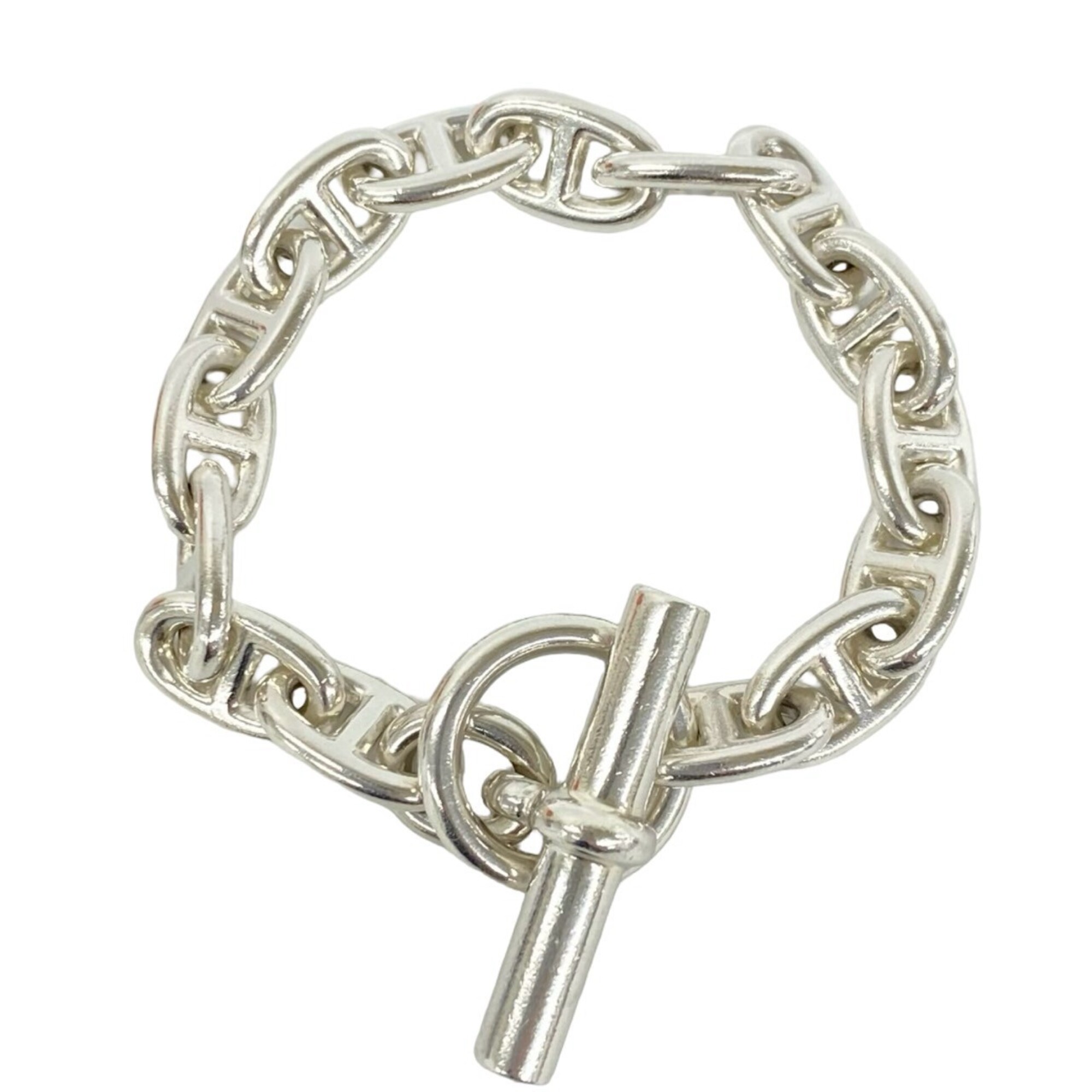 HERMES Chaine d\'Ancre GM 13-link bracelet, sterling silver (925), accessory, silver, 31232