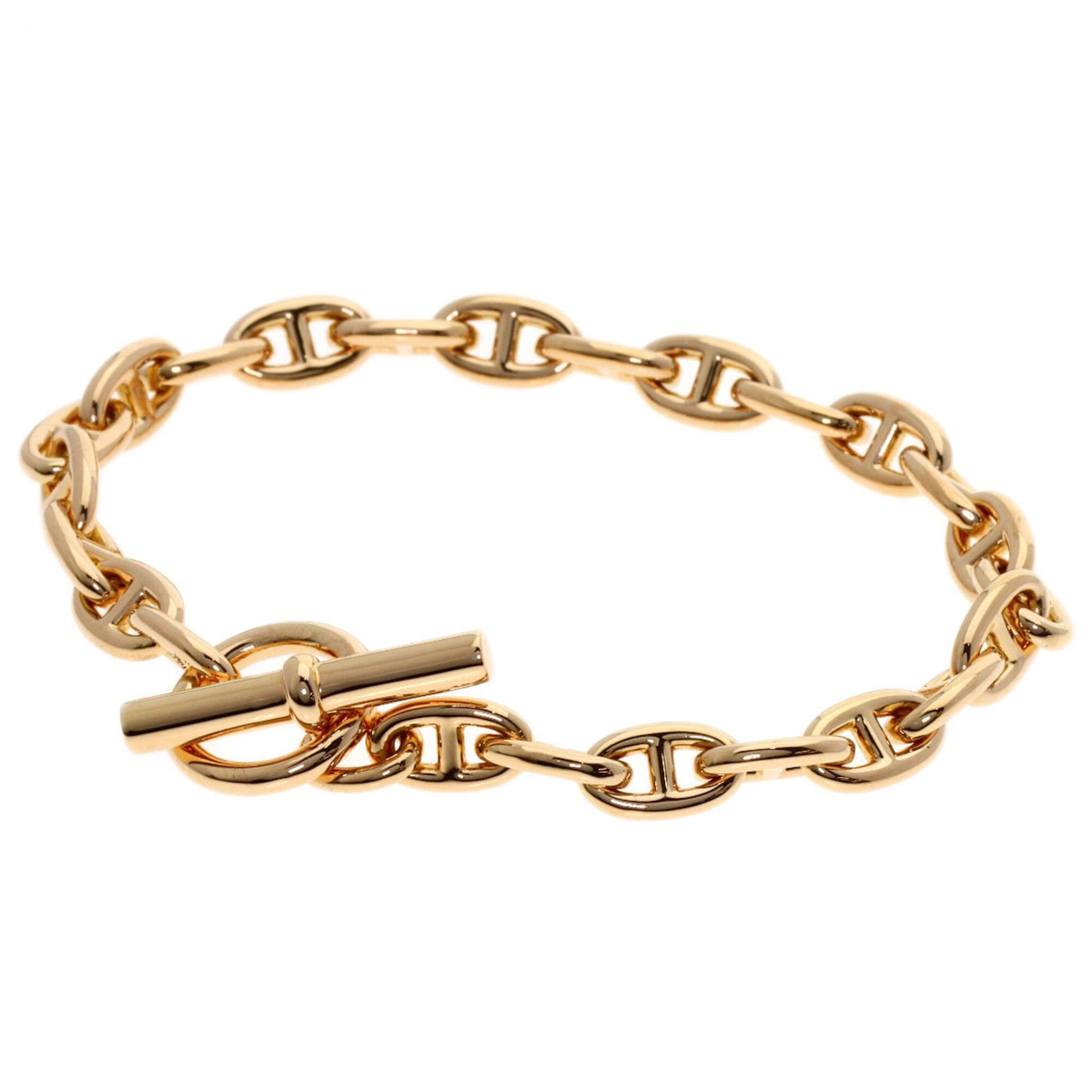 Hermes Chaine d\'Ancre PPM 24-link bracelet, 18K pink gold, women\'s.