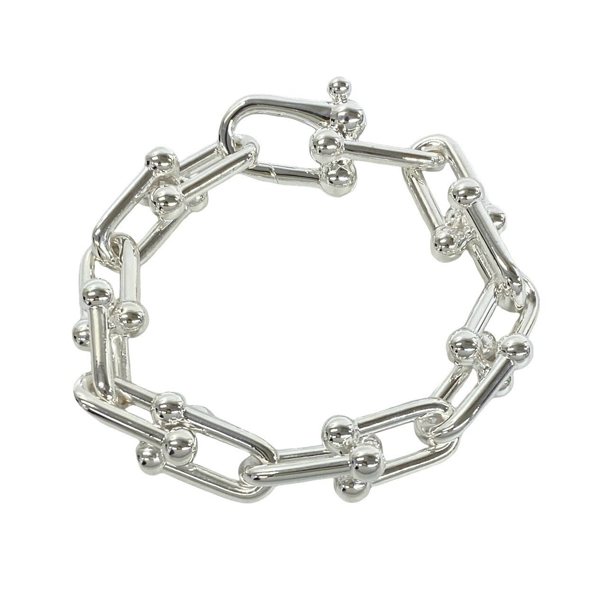 TIFFANY&Co. Tiffany HardWear Large Link 14-Link Bracelet, Sterling Silver 925, Men\'s Accessory, Sil