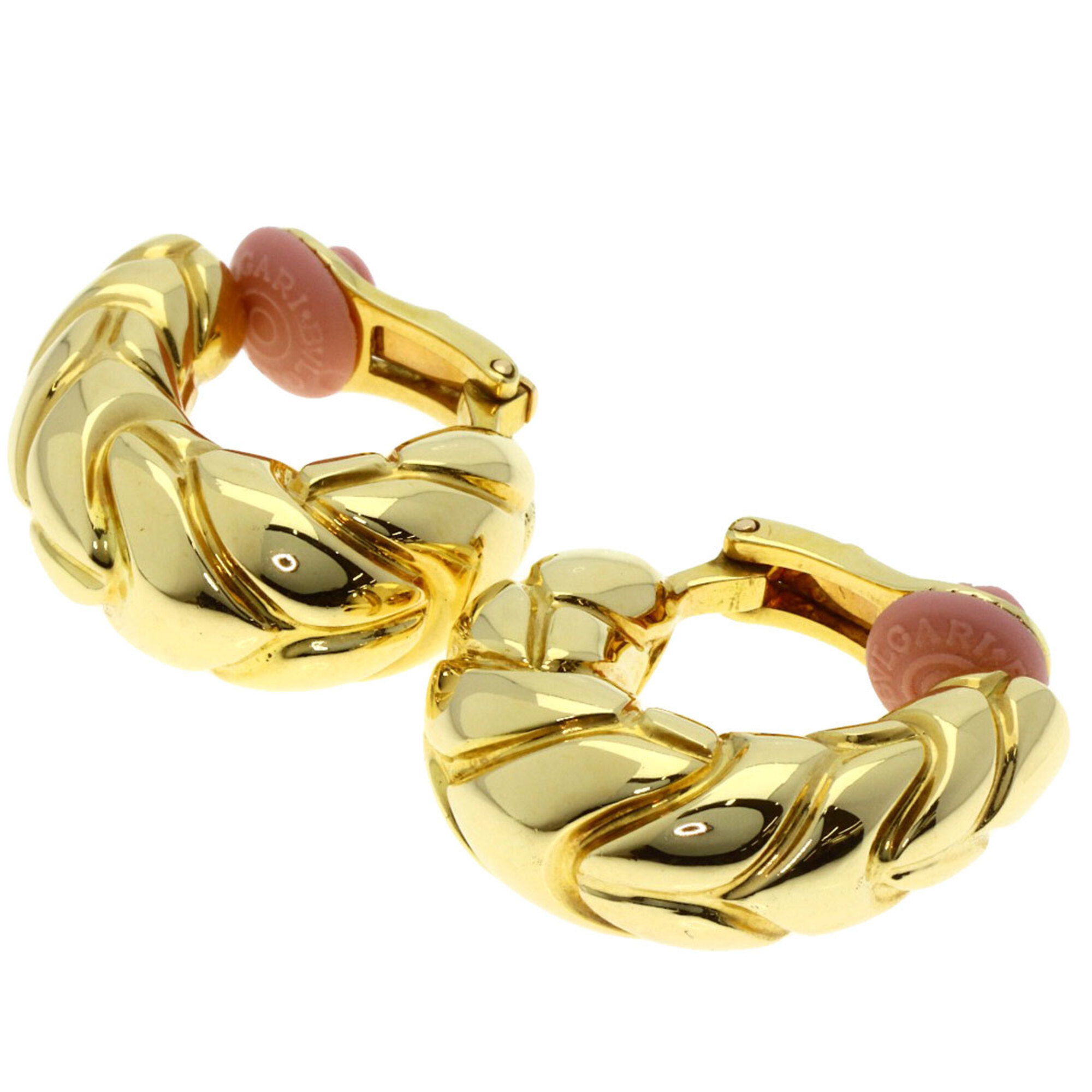 BVLGARI Spiga Earrings in 18K Yellow Gold for Women