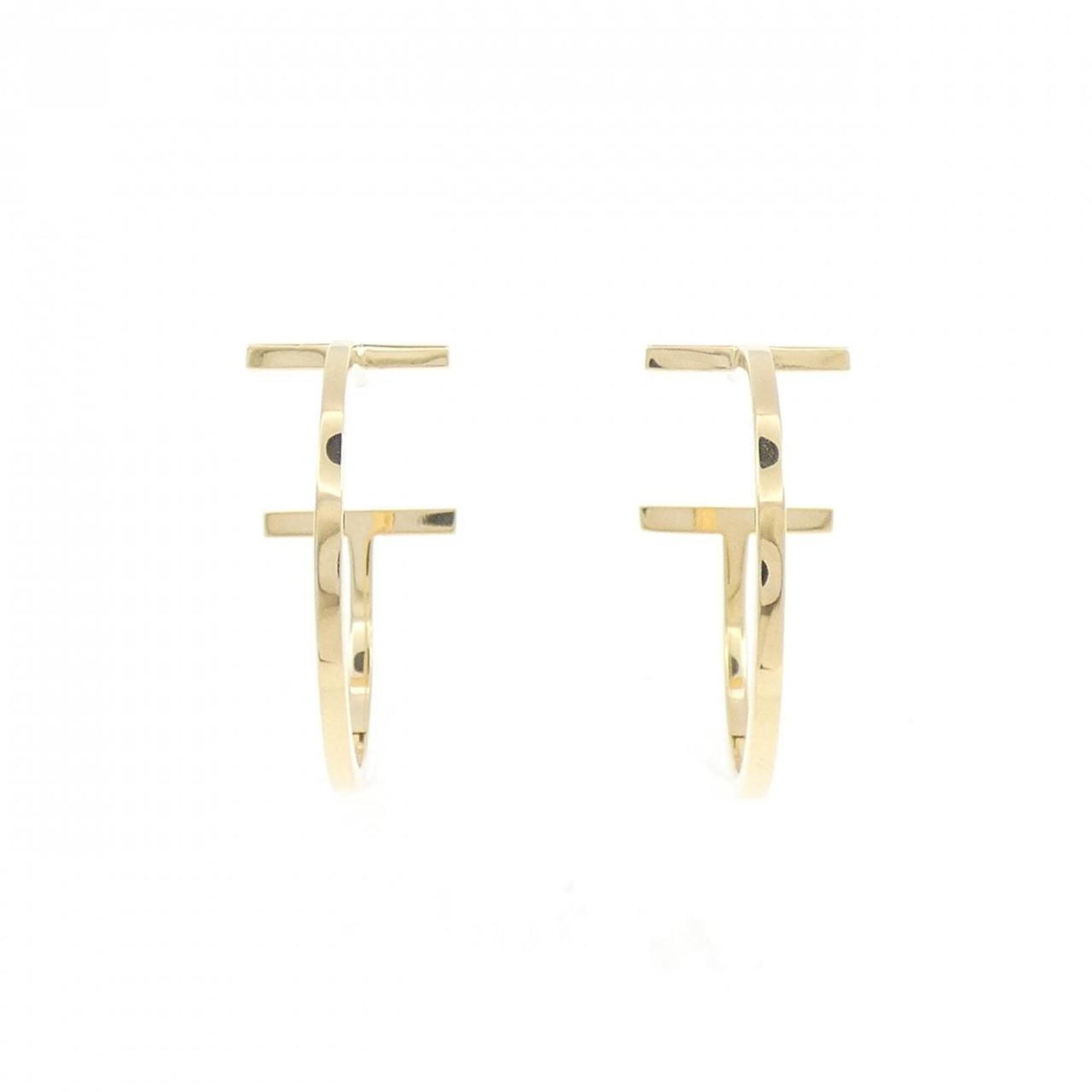 Tiffany & Co. T Wire Hoop Medium Earrings