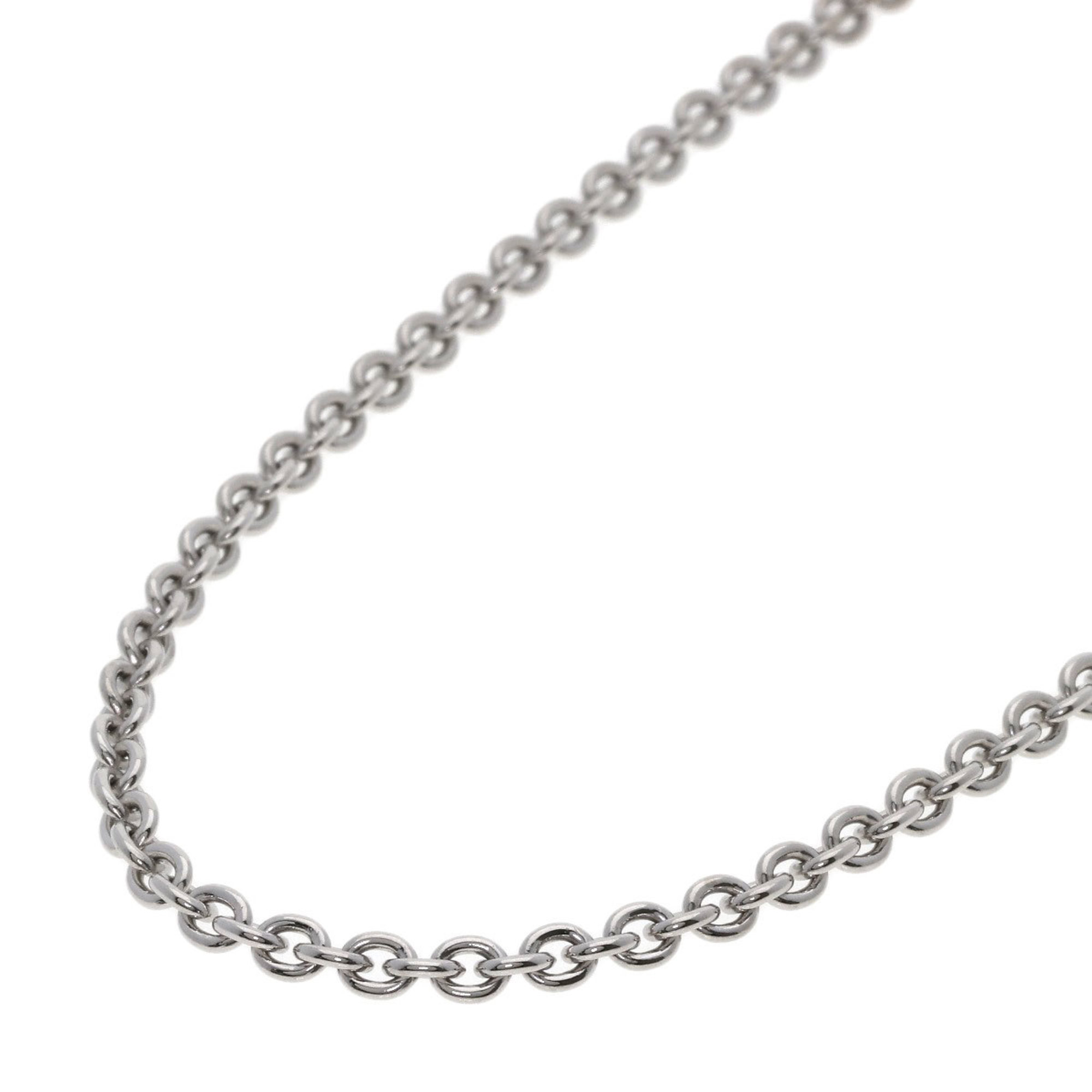 Bulgari Chain Necklace 49cm 18K White Gold Women\'s BVLGARI