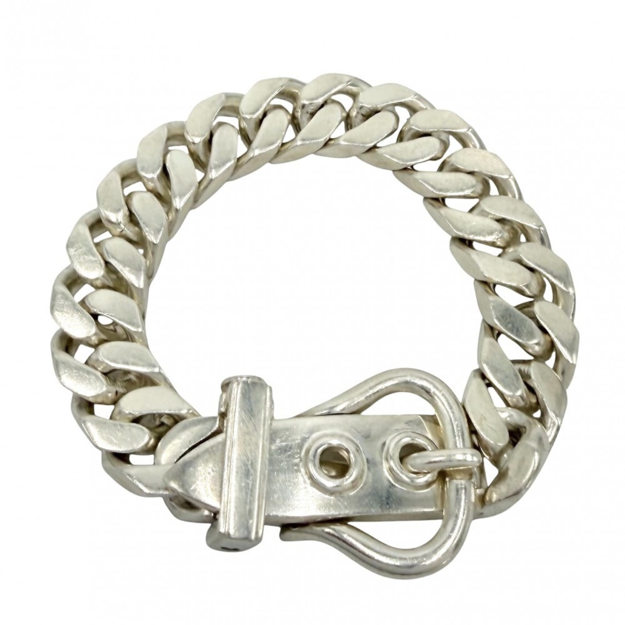 Hermes Bracelet for Men and Women, Brooke Sellier MM, Jewelry Accessory, Adjustable, HERMES, Sterlin