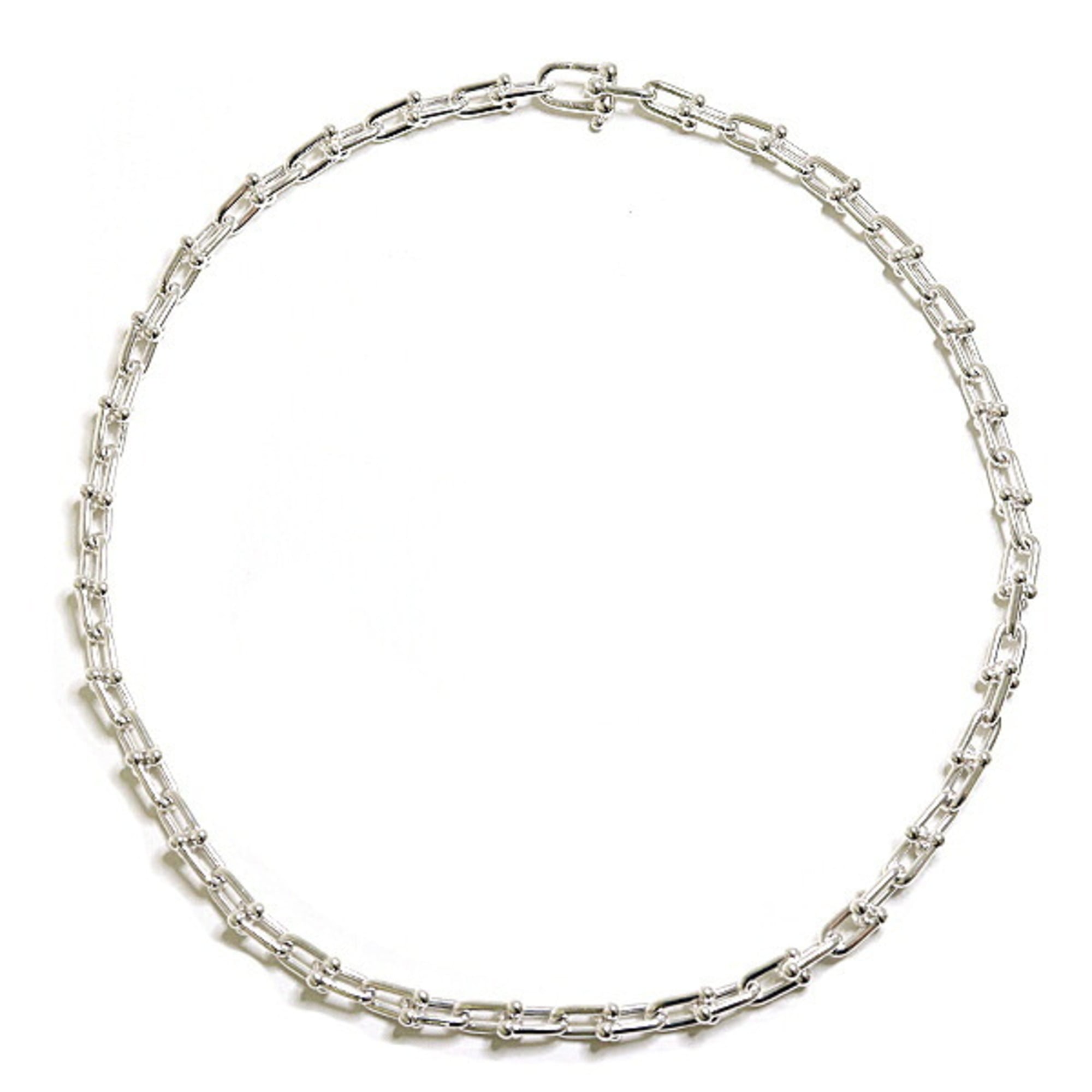 TIFFANY&Co. Tiffany HardWear Small Link Necklace, Sterling Silver (Ag925), Approx. 42.6g