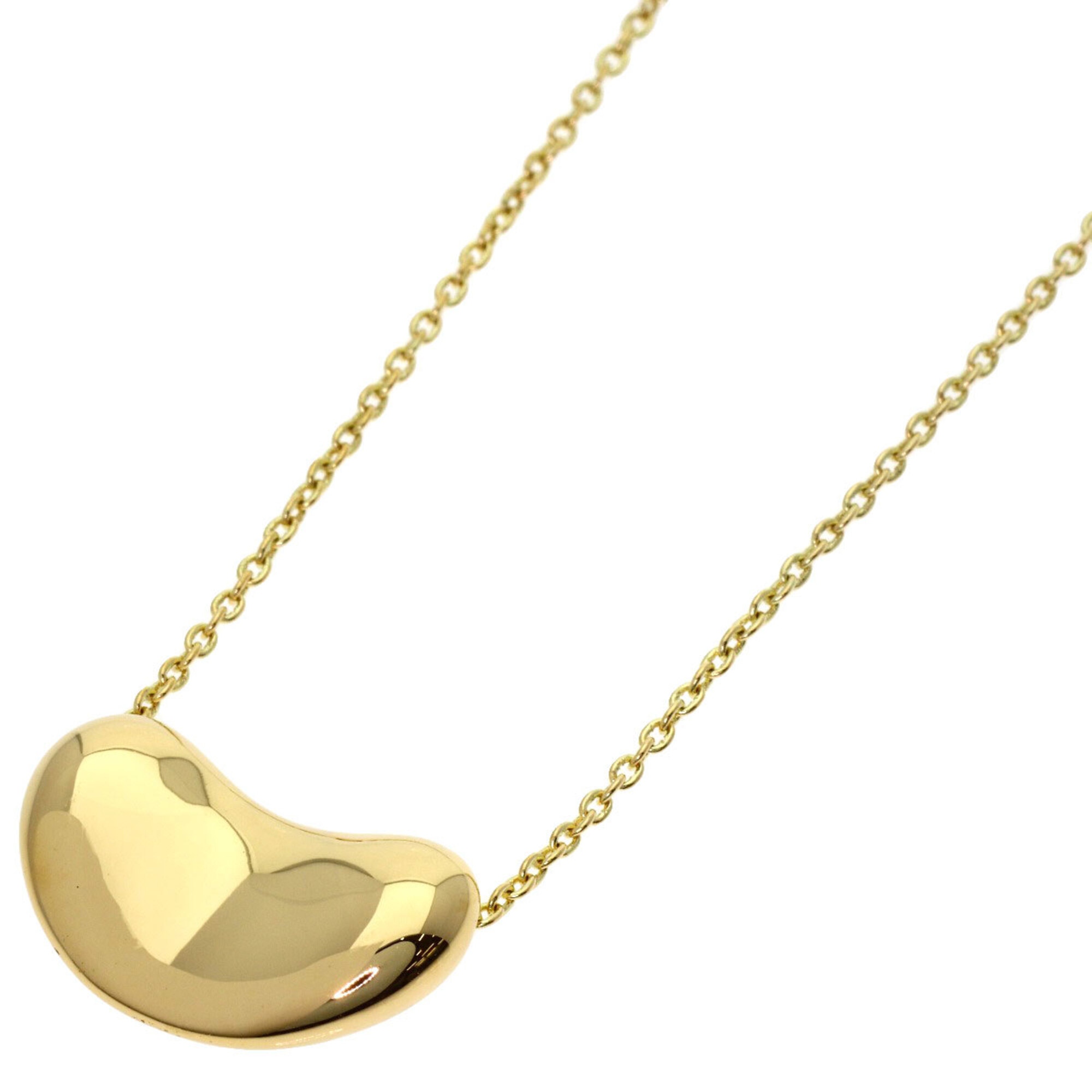 Tiffany Bean Necklace, 18K Yellow Gold, Women\'s, TIFFANY&Co.