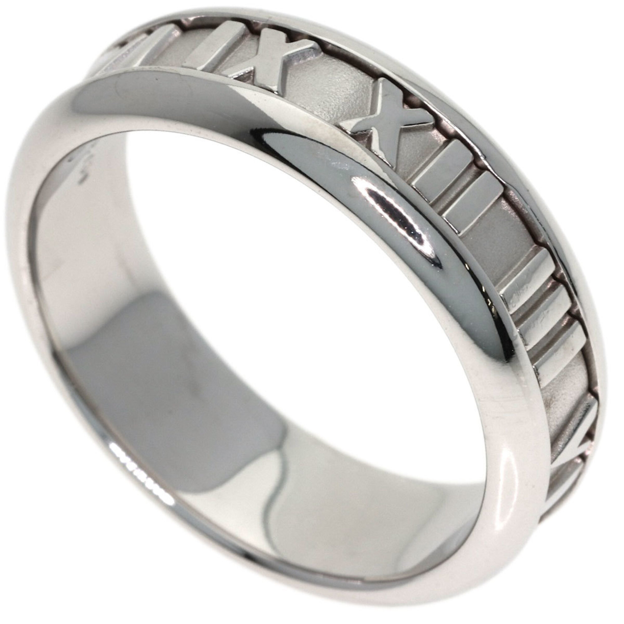 Tiffany & Co. Atlas Ring, 18K White Gold, Women\'s.