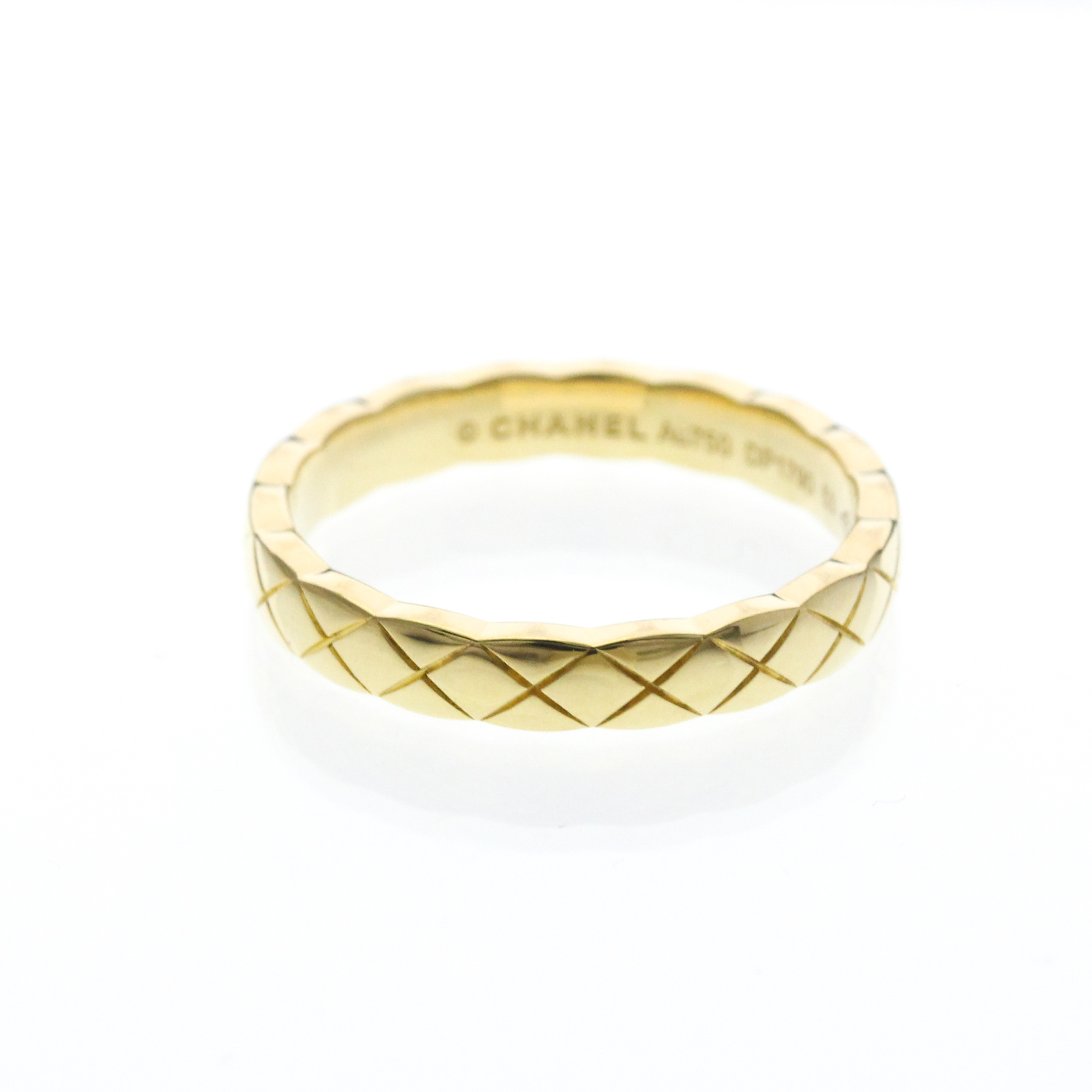 Chanel Coco Crush Ring Mini Model J11794 Yellow Gold (18K) Fashion No Stone Band Ring Gold