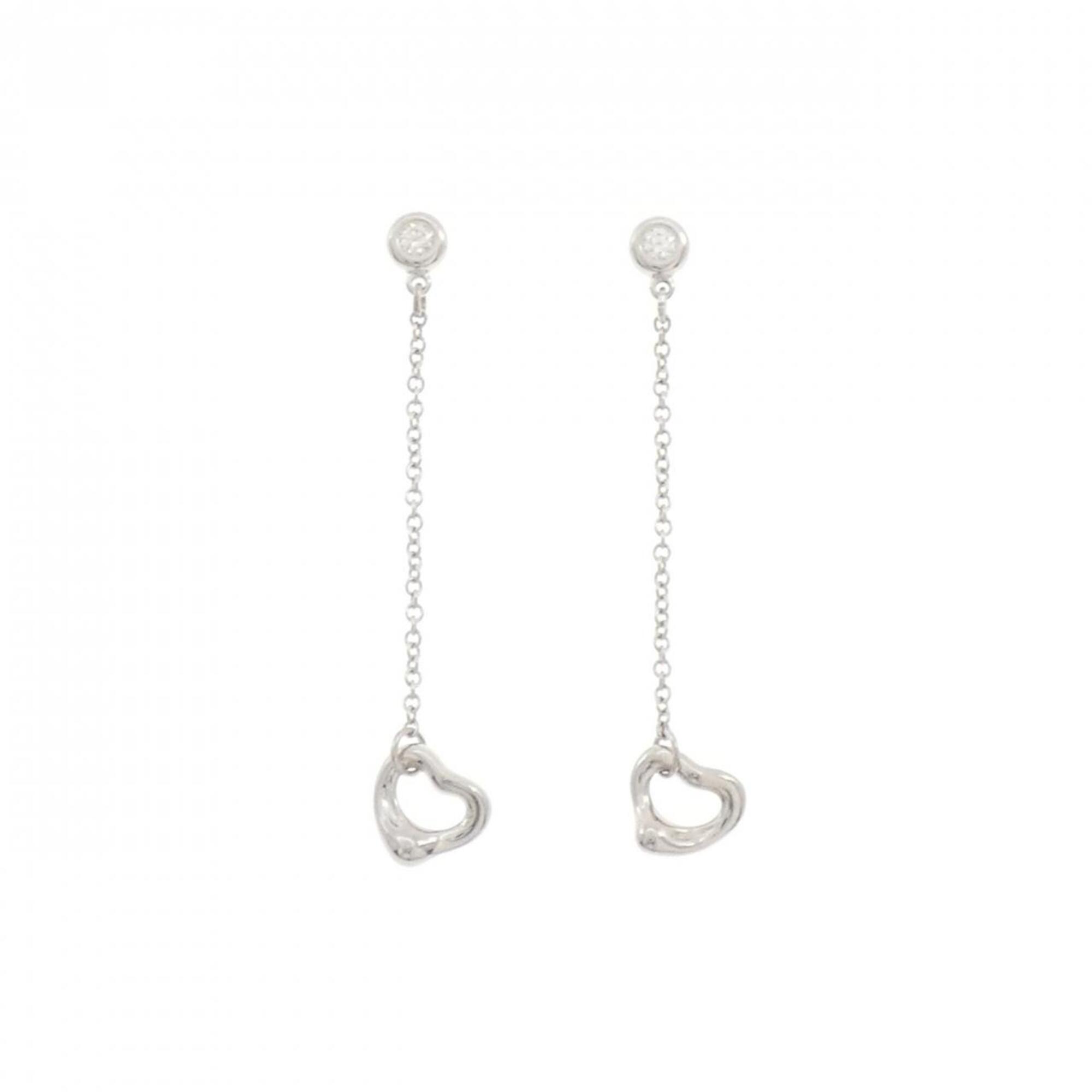 Tiffany & Co. Open Heart Diamond By the Yard Earrings