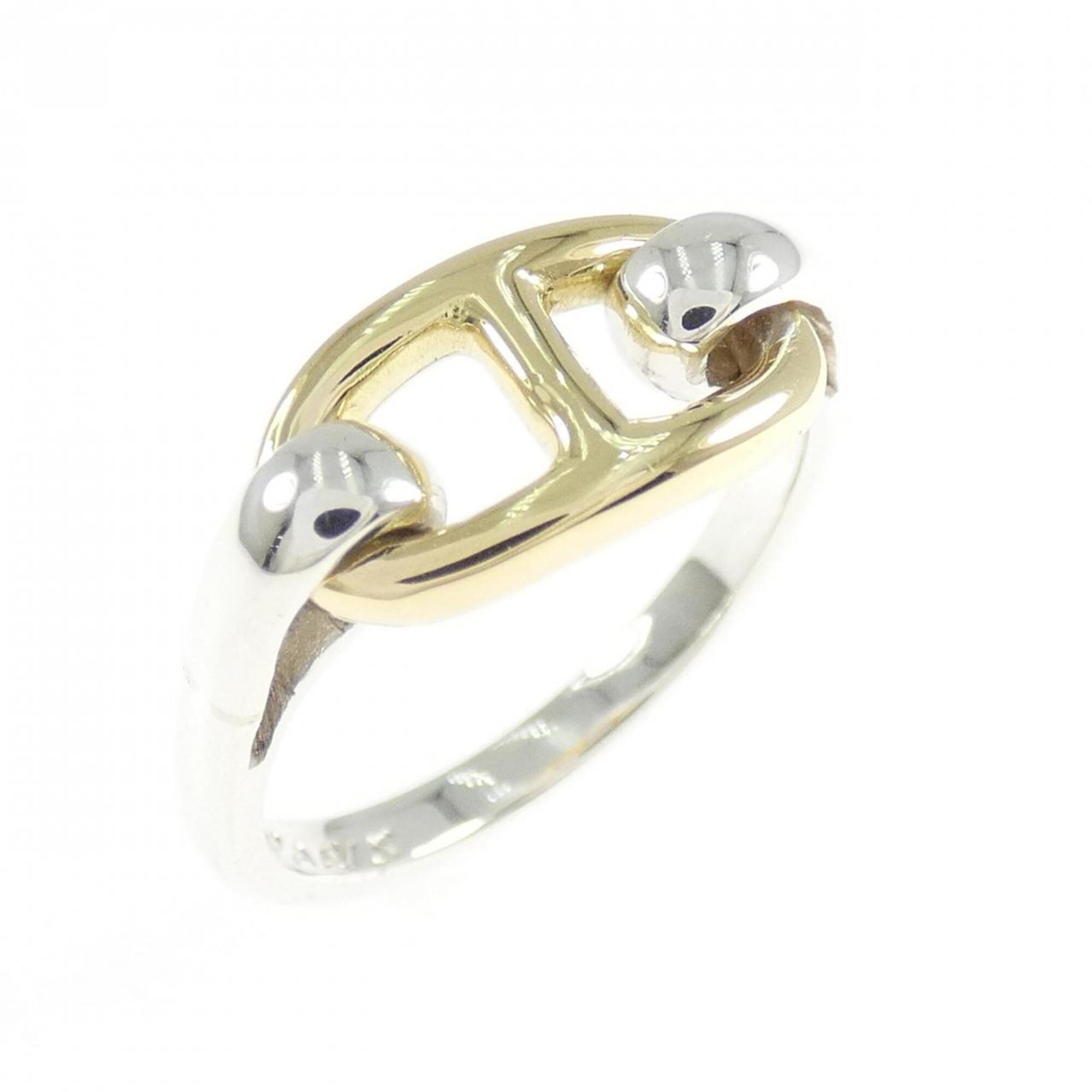 Hermes Herms Chaine d\'Ancre Ring