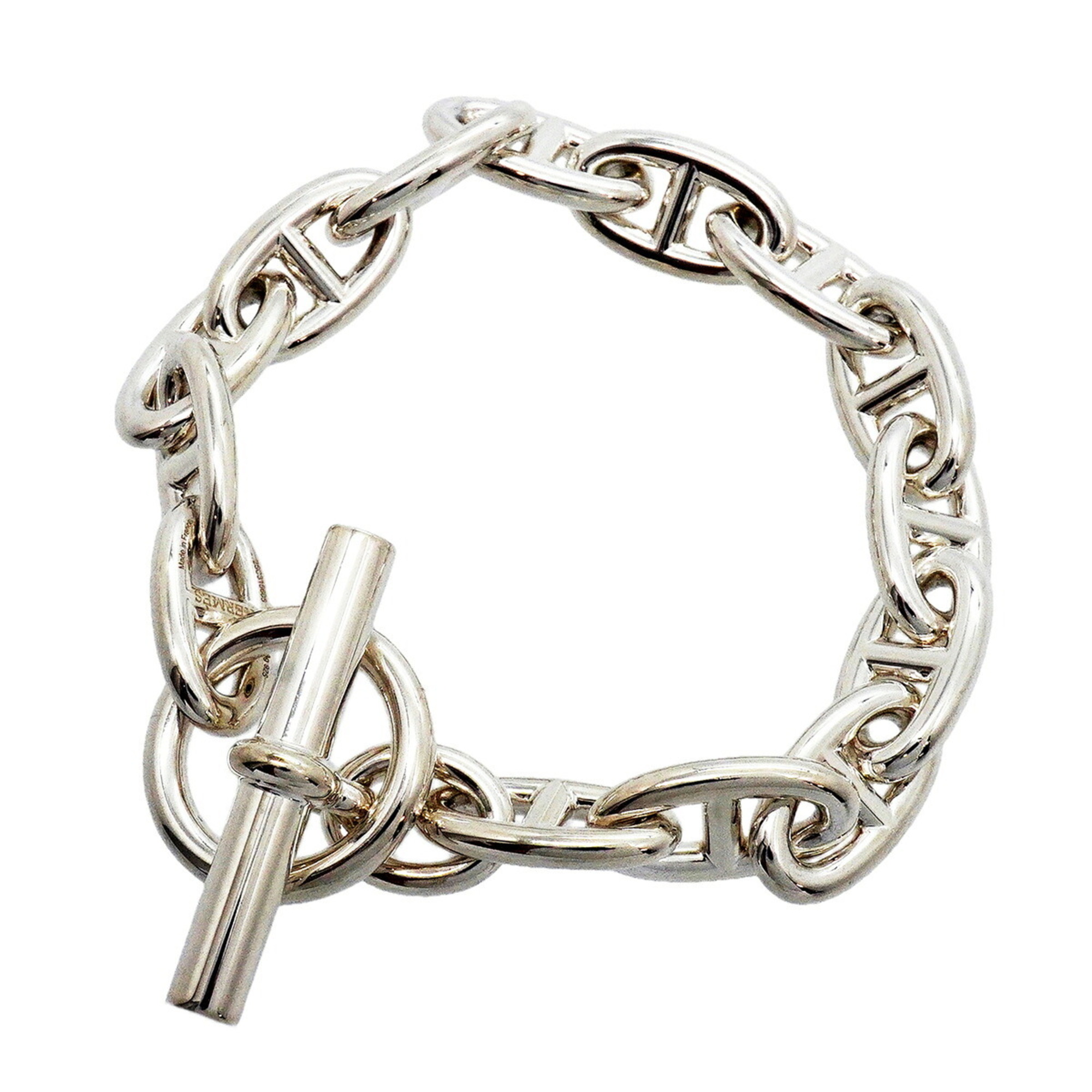 Hermes Chaine d\'Ancre GM Bracelet, 14 links, Sterling Silver 925, Men\'s/Women\'s