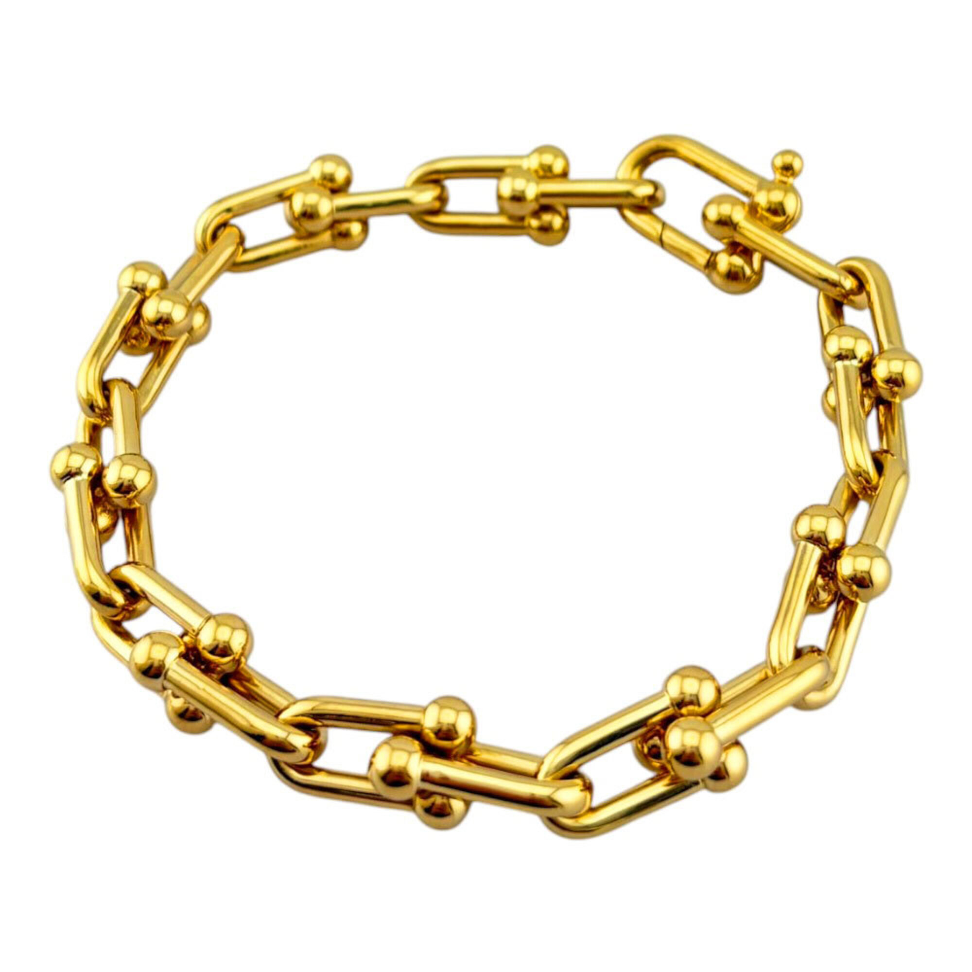 Tiffany HardWear Medium Link Bracelet, 18K Yellow Gold, Men\'s/Women\'s, Pre-owned.