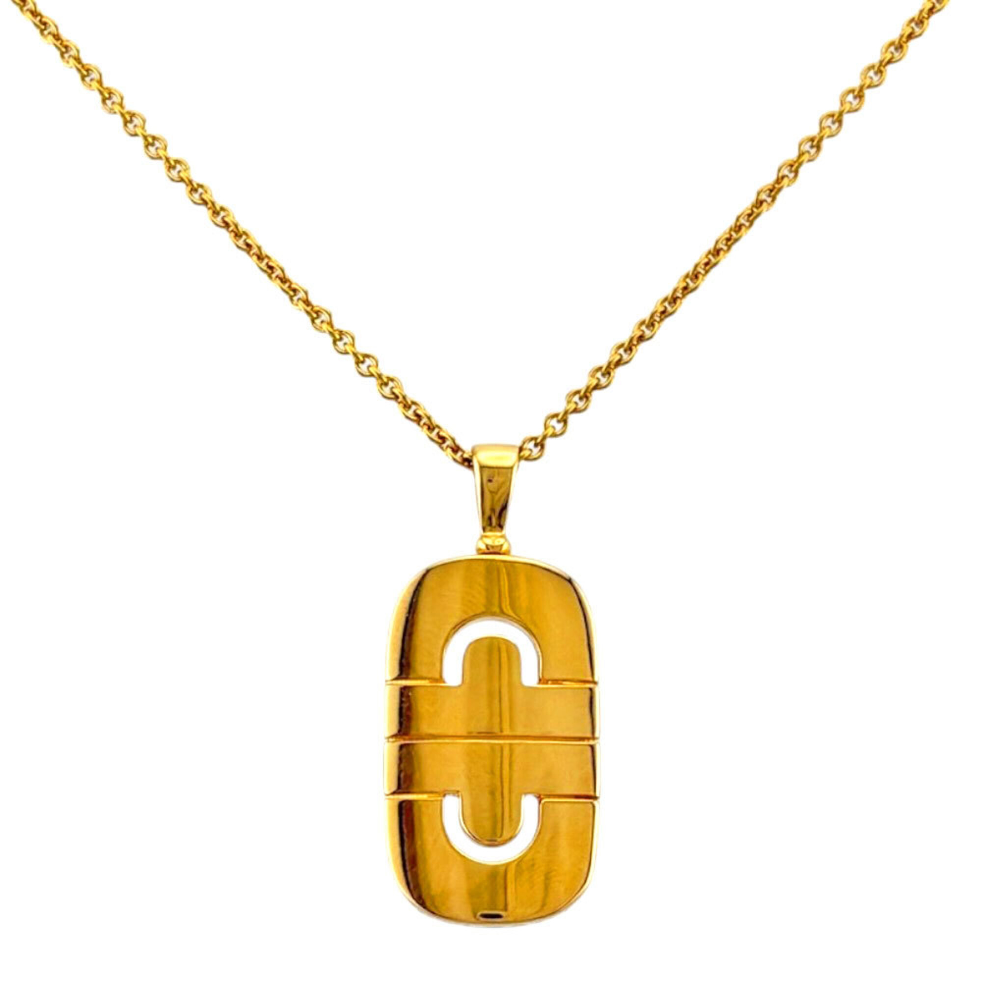 Bulgari Parentesi Necklace, 18K Yellow Gold, Women\'s BVLGARI